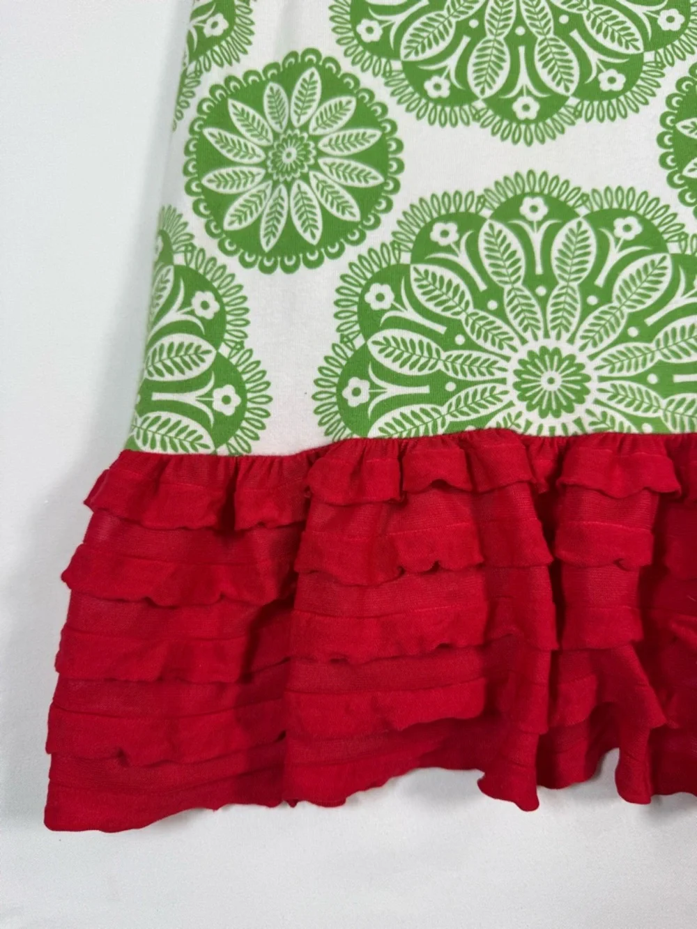 COUNTING DAISIES Girls Dress 16 Christmas Cottagecore Preppy Bow Ruffle‎ Floral
